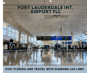 At fort lauderdale airport to and from palm beach, jupiter with diamond lux limo