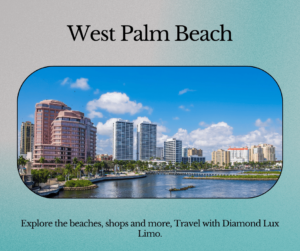 diamond lux limo located in west palm beach downtown and serving for hilton hotel, residence hotel, residence travel, the ben hotel